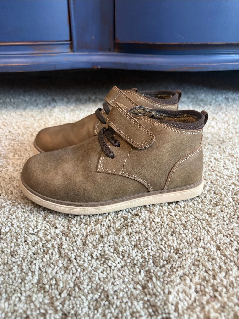 Kids Casual Strap Shoes in Brown
